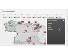 Mapa realizado en HTML5